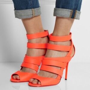Jimmy Choo ladies sandals Neon Nappa Flame 39.5